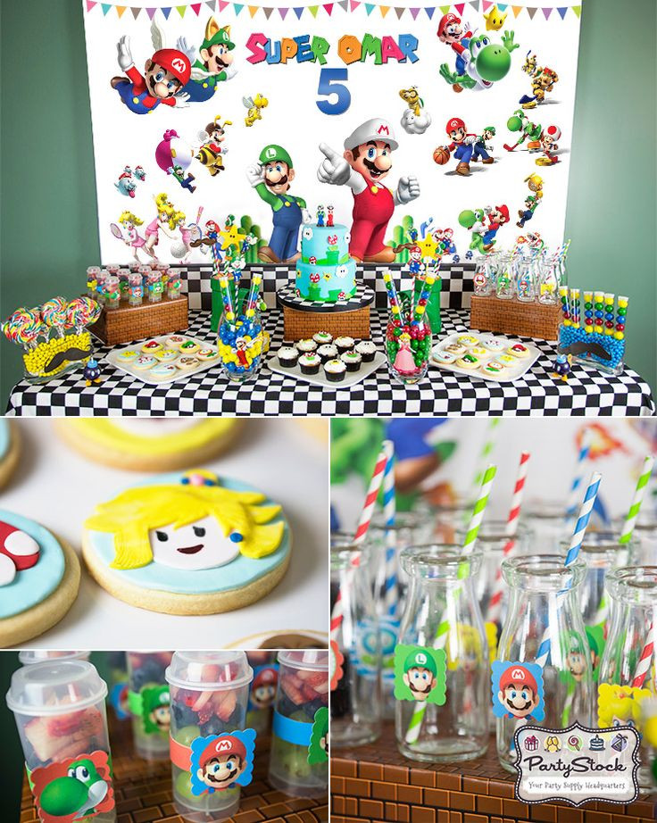 Mario Themed Birthday Party Ideas
 17 Best images about Super Mario Party Ideas on Pinterest
