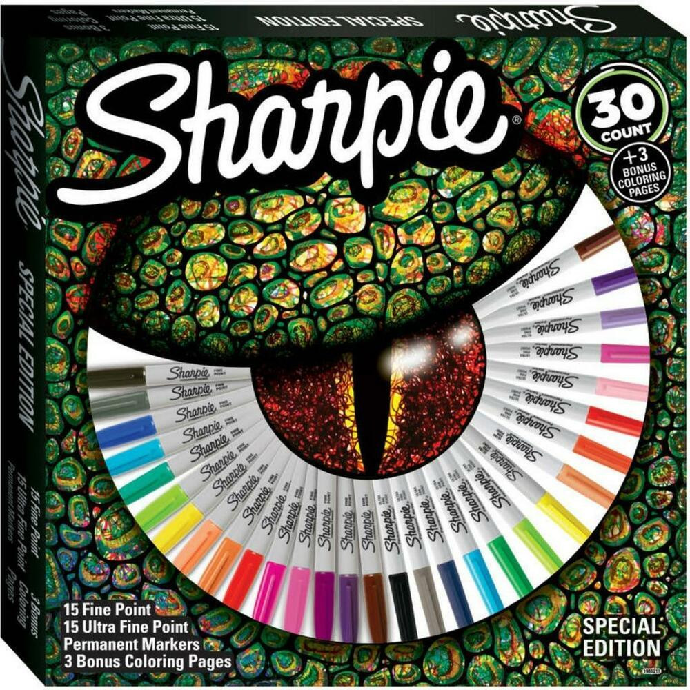 Markers For Adult Coloring Books
 Sharpie Permanent Markers Pens Special Ed 30 Fine Ultra