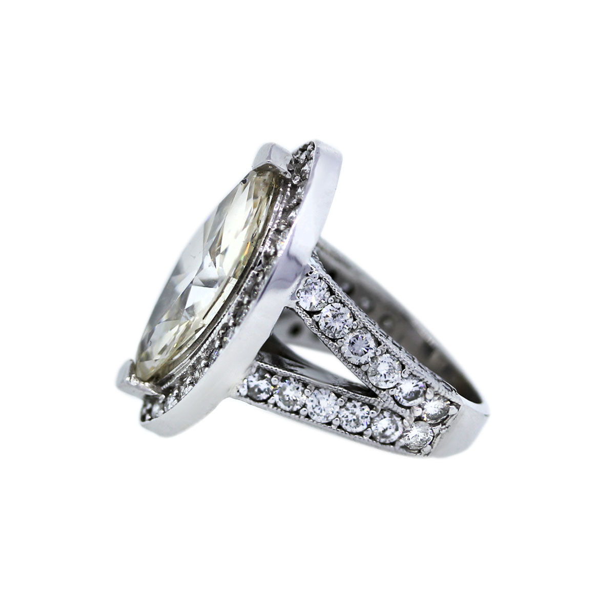 Marquise Diamond Engagement Ring
 14k White Gold 7 20ct Marquise Diamond Engagement Ring
