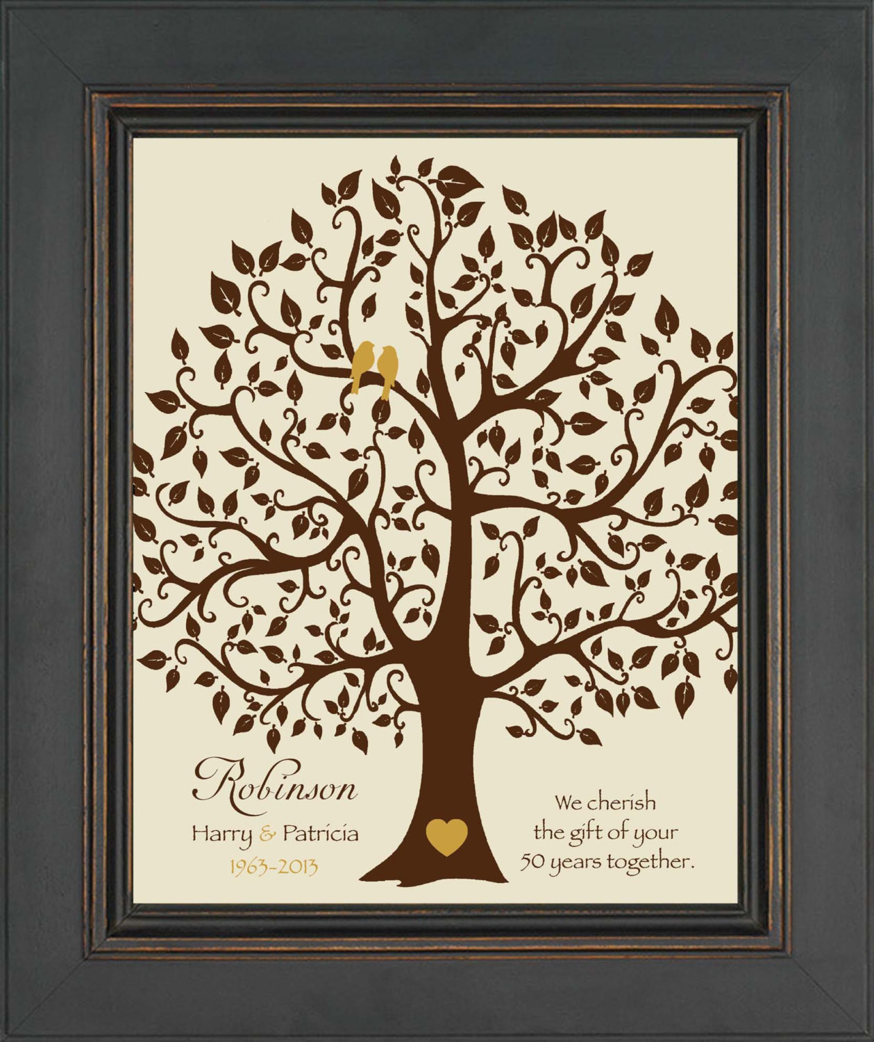 Marriage Anniversary Gift Ideas
 50th Wedding Anniversary Gift Print Parents Anniversary Gift