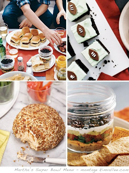 Martha Stewart Super Bowl Recipes
 How Women Want their Super Bowl Buffet Table At Home
