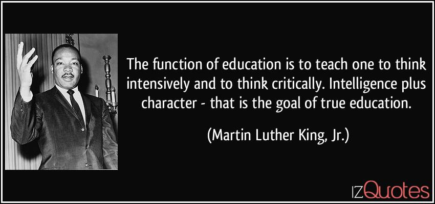 Martin Luther King Education Quote
 Mlk Quotes Education QuotesGram