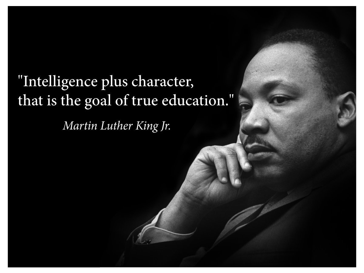 Martin Luther King Education Quote
 Martin Luther King Jr Poster famous inspirational quote