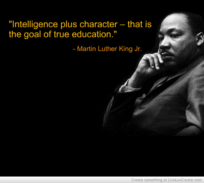 Martin Luther King Education Quote
 Mlk Quotes About Education QuotesGram