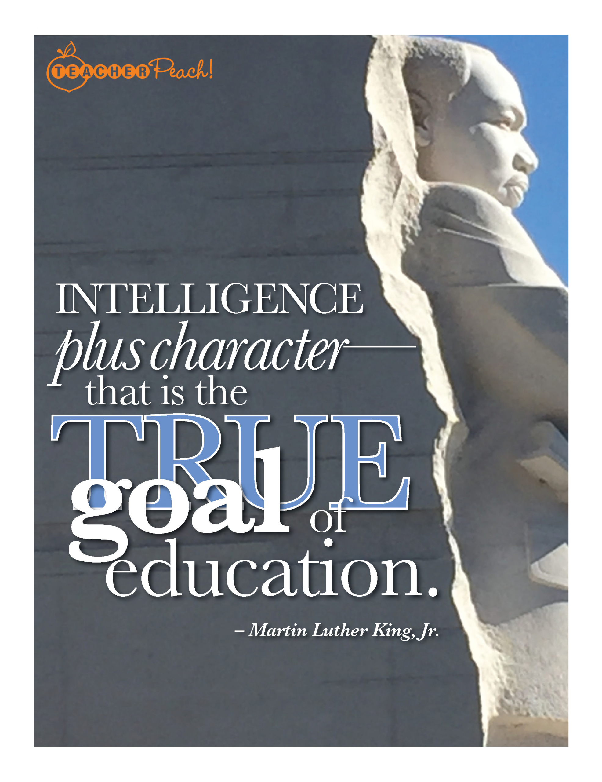Martin Luther King Education Quote
 Substitute Teachers – Reach for the Peach