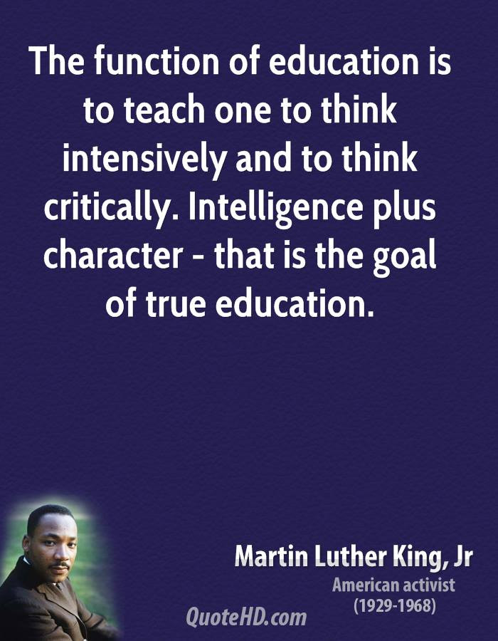 Martin Luther King Jr Quotes Education
 Martin Luther King Jr Intelligence Quotes