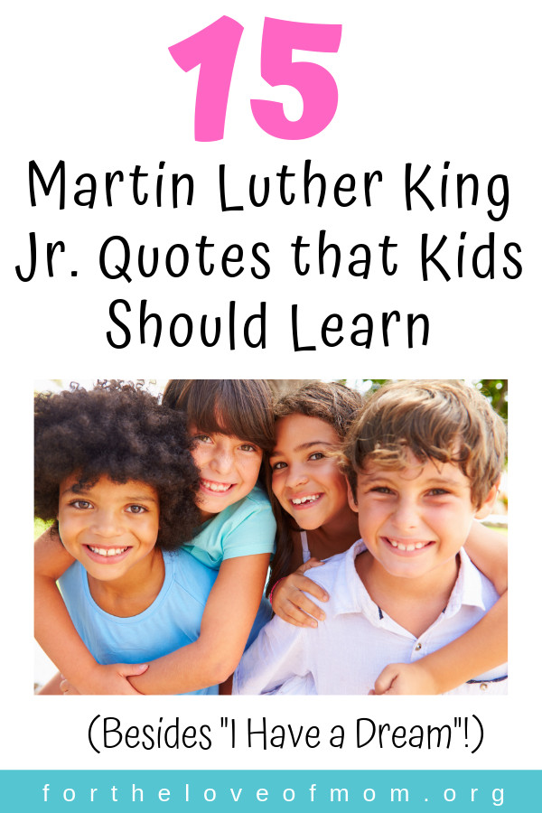 Martin Luther King Jr Quotes For Kids
 Quotes Kids Caption