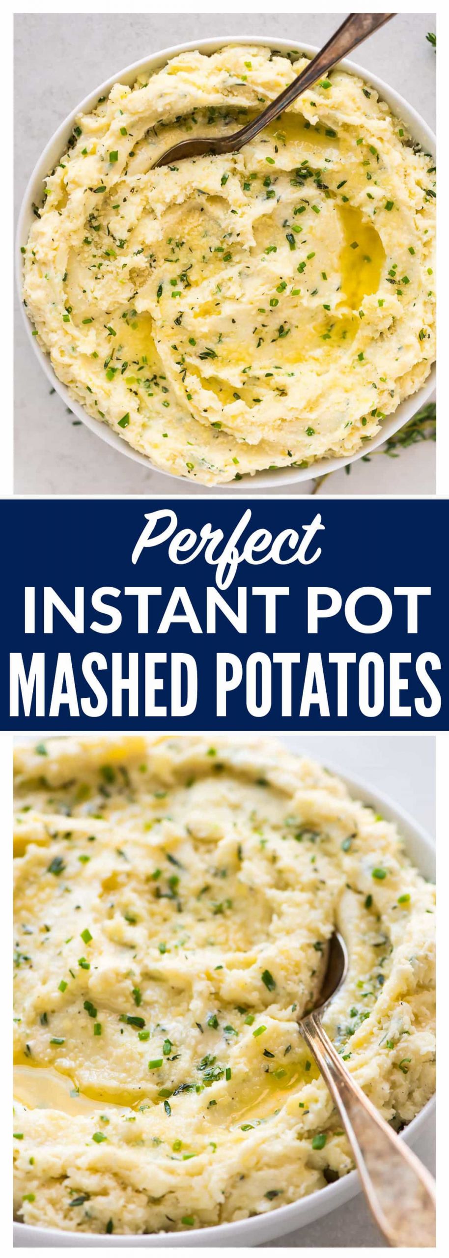 Mashed Potatoes In The Instant Pot
 Instant Pot Mashed Potatoes