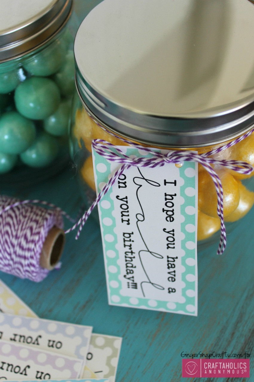 Mason Jar Birthday Gift Ideas
 Craftaholics Anonymous