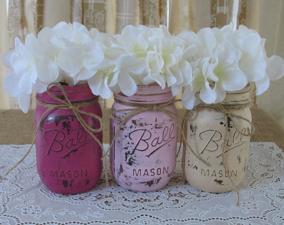 Mason Jar Gift Ideas For Baby Shower
 Mason Jar Baby Shower Rustic Baby Chic