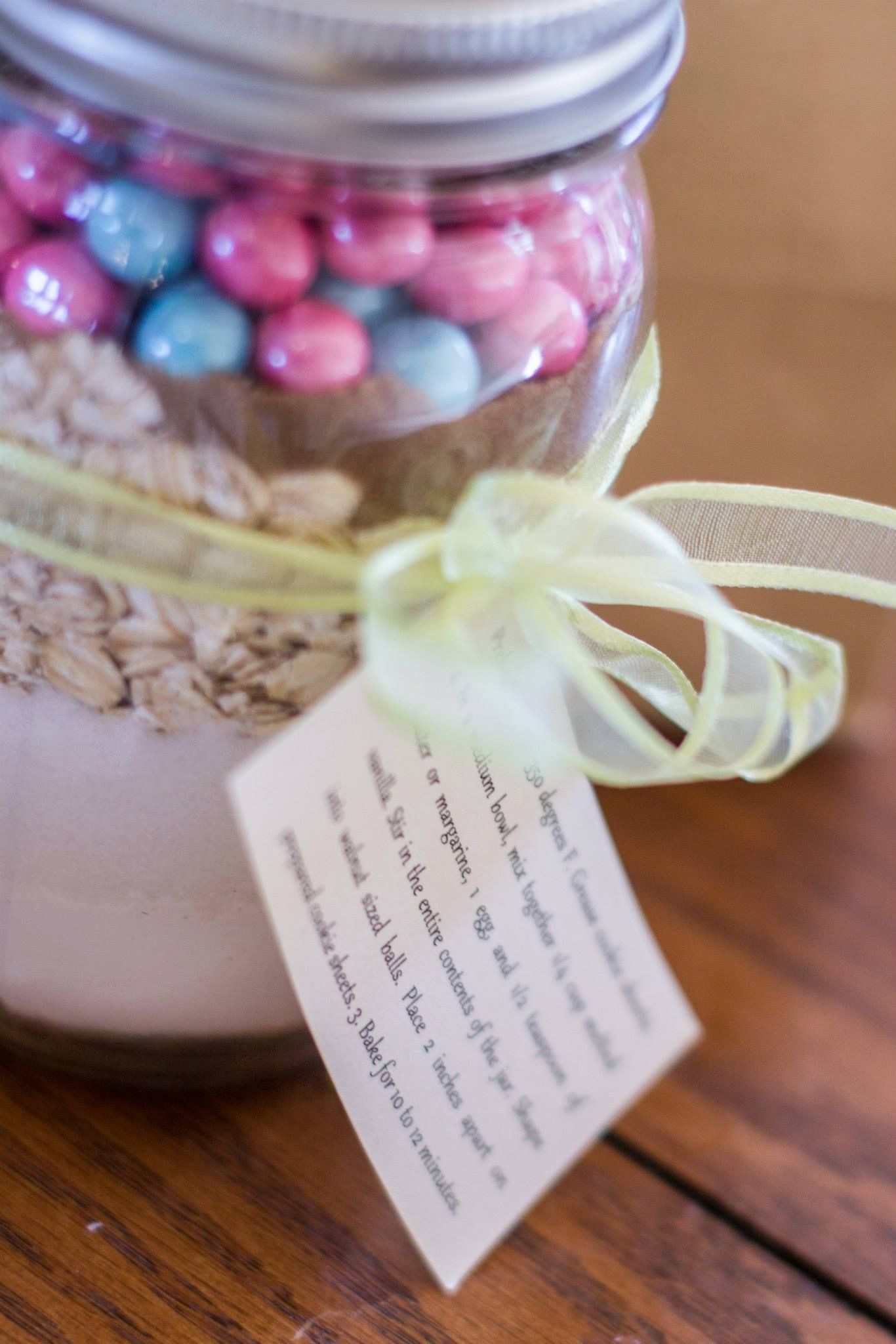 Mason Jar Gift Ideas For Baby Shower
 Baby Shower Party Favors Cookie Mix in a Mason Jar Easy