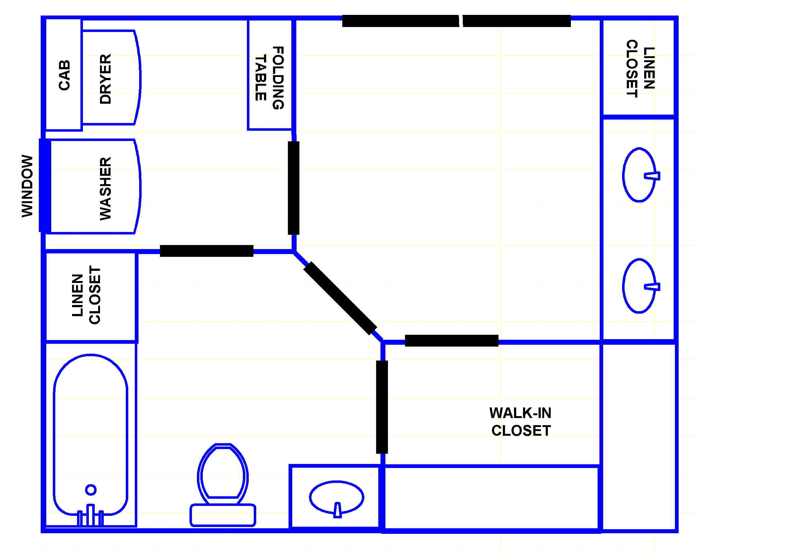 Master Bathroom Dimensions
 Does Anyone Have Any Ideas For This Master Bath Layout I