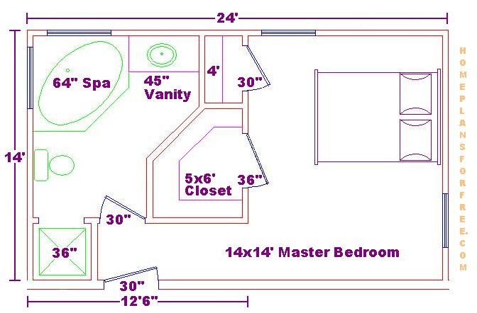 Master Bathroom Dimensions
 Foundation Dezin & Decor Bathroom plans & views