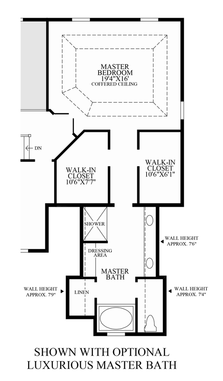 Master Bathroom Floor Plans
 High Pointe at St Georges Carolina Collection