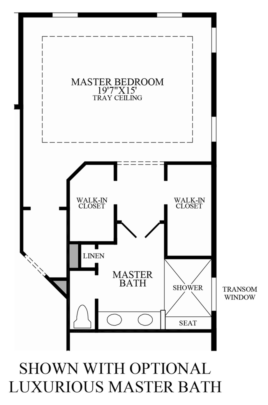 Master Bathroom Floor Plans
 Regency at Palisades