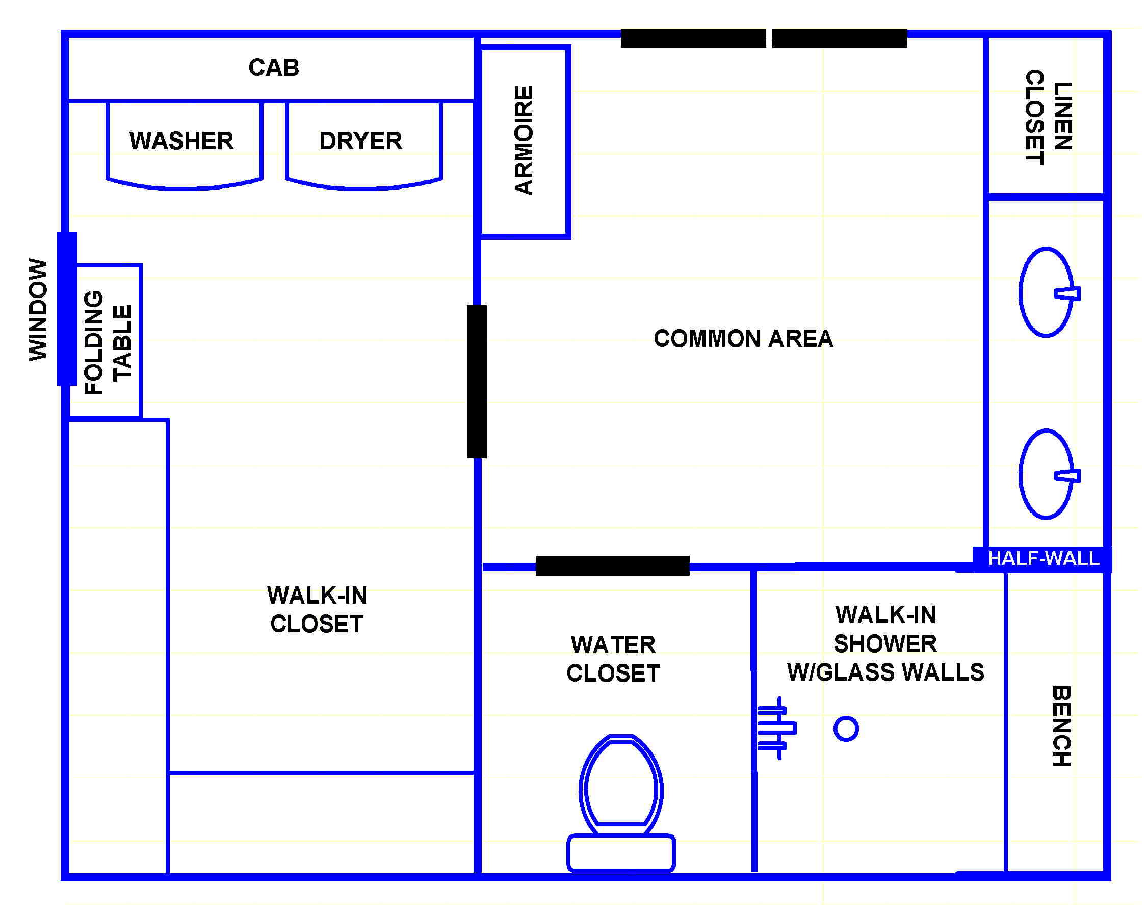 Master Bathroom Layout Plans
 Does Anyone Have Any Ideas For This Master Bath Layout I