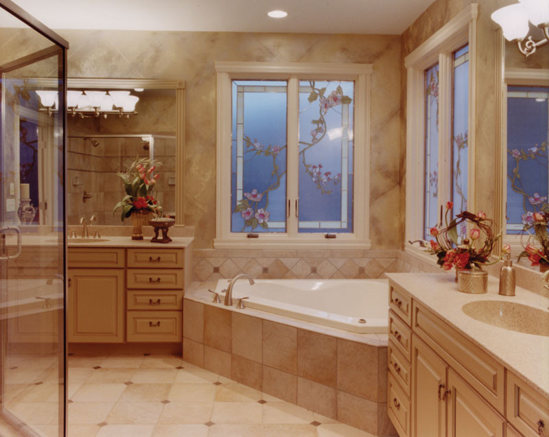 Master Bathroom Plans
 Craftsman House Plan with 3 Bedrooms and 2 5 Baths Plan 9093