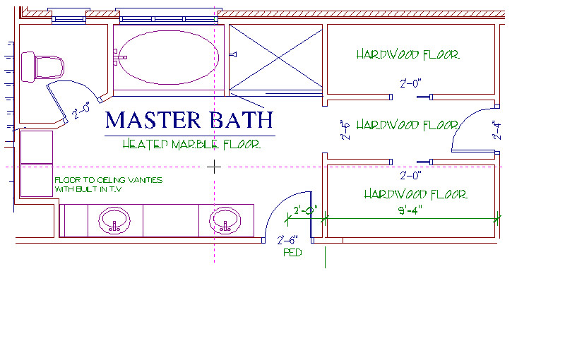 Master Bathroom Size
 14 Wonderful Master Bath Dimensions House Plans