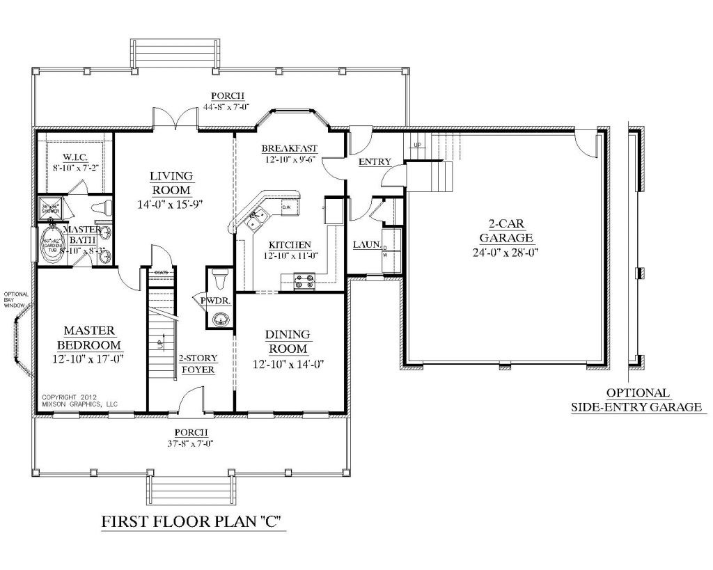 Master Bedroom Downstairs Floor Plans
 Awesome House Plans With Two Bedrooms Downstairs New