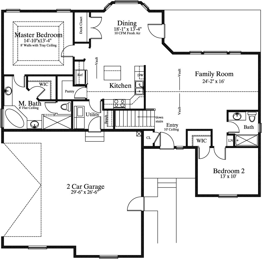 Master Bedroom Floor Plans
 1514 1 – NeedaHousePlan