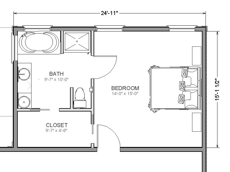 Master Bedroom Floor Plans
 Master Suite Addition Add A Bedroom