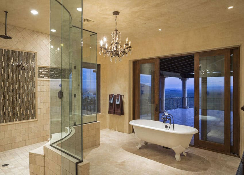Master Bedroom With Bathroom
 27 Gorgeous Bathroom Chandelier Ideas Designing Idea