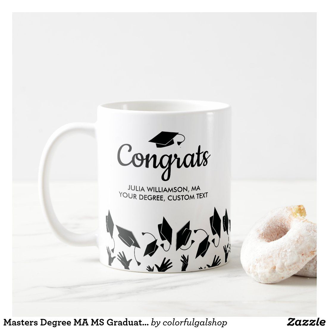 Masters Degree Graduation Gift Ideas
 Masters Degree MA MS Graduation Gift Congrats Grad Coffee