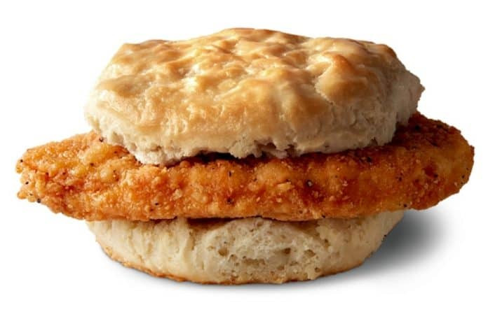 Mcdonalds Chicken Biscuit
 McDonald s McChicken Biscuit Calories and Nutrition Fast