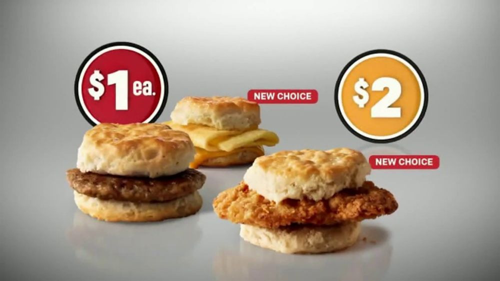 Mcdonalds Chicken Biscuit
 McDonald s $1 $2 $3 Menu TV mercial Morning Favorites