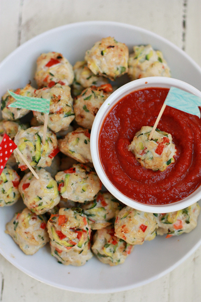 Meatballs Recipes For Kids
 Pesto Chicken Veggie Meatballs Recipe