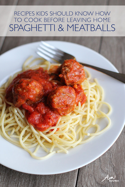 Meatballs Recipes For Kids
 Spaghetti and Meatballs Meals Kids Should Know How to