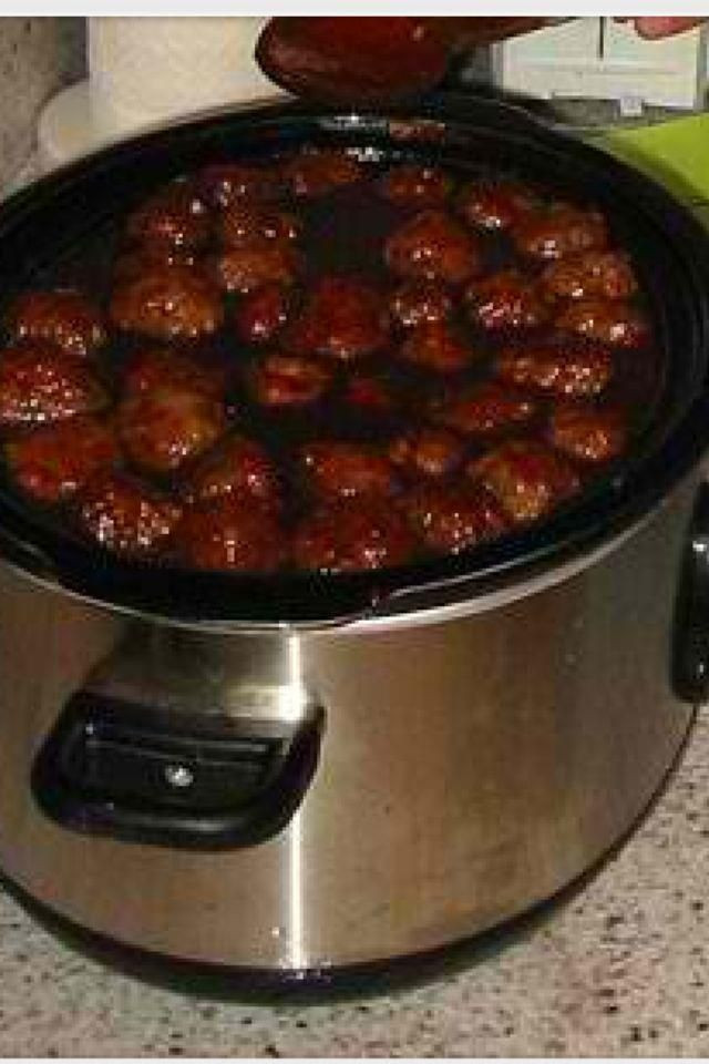Meatballs With Jelly And Bbq Sauce
 Meatball Recipe 1 jar of grape jelly 1 bottle of sweet