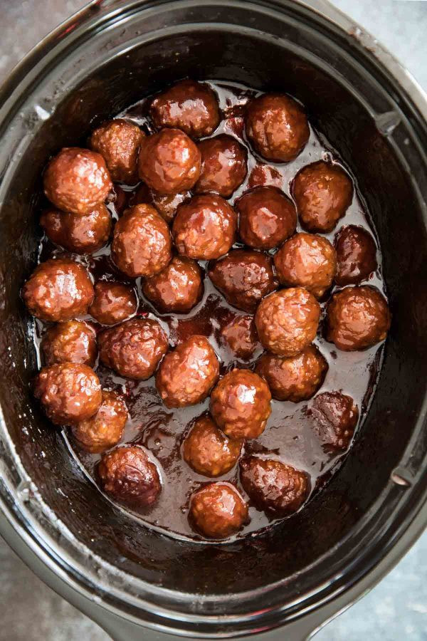 Meatballs With Jelly And Bbq Sauce
 Crockpot BBQ Grape Jelly Meatballs Taste and Tell