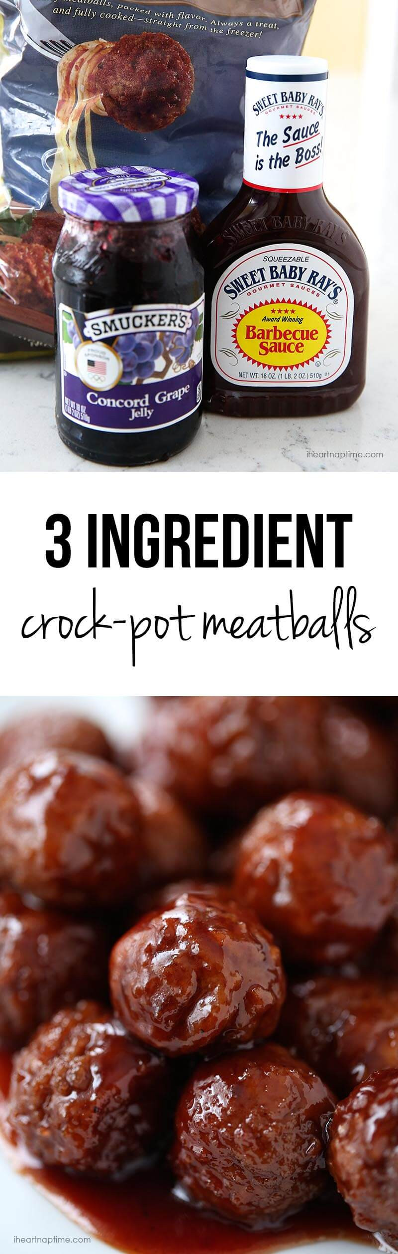 Meatballs With Jelly And Bbq Sauce
 Crock pot grape jelly & BBQ meatballs only 3 ingre nts