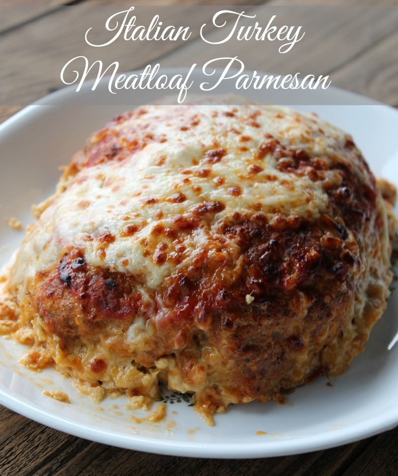 Meatloaf Recipes Italian
 Italian Turkey Meatloaf Parmesan