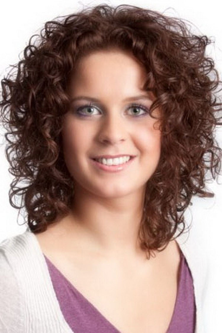 Med Haircuts For Curly Hair
 Sensational Medium Length Curly Hairstyle For Thick Hair