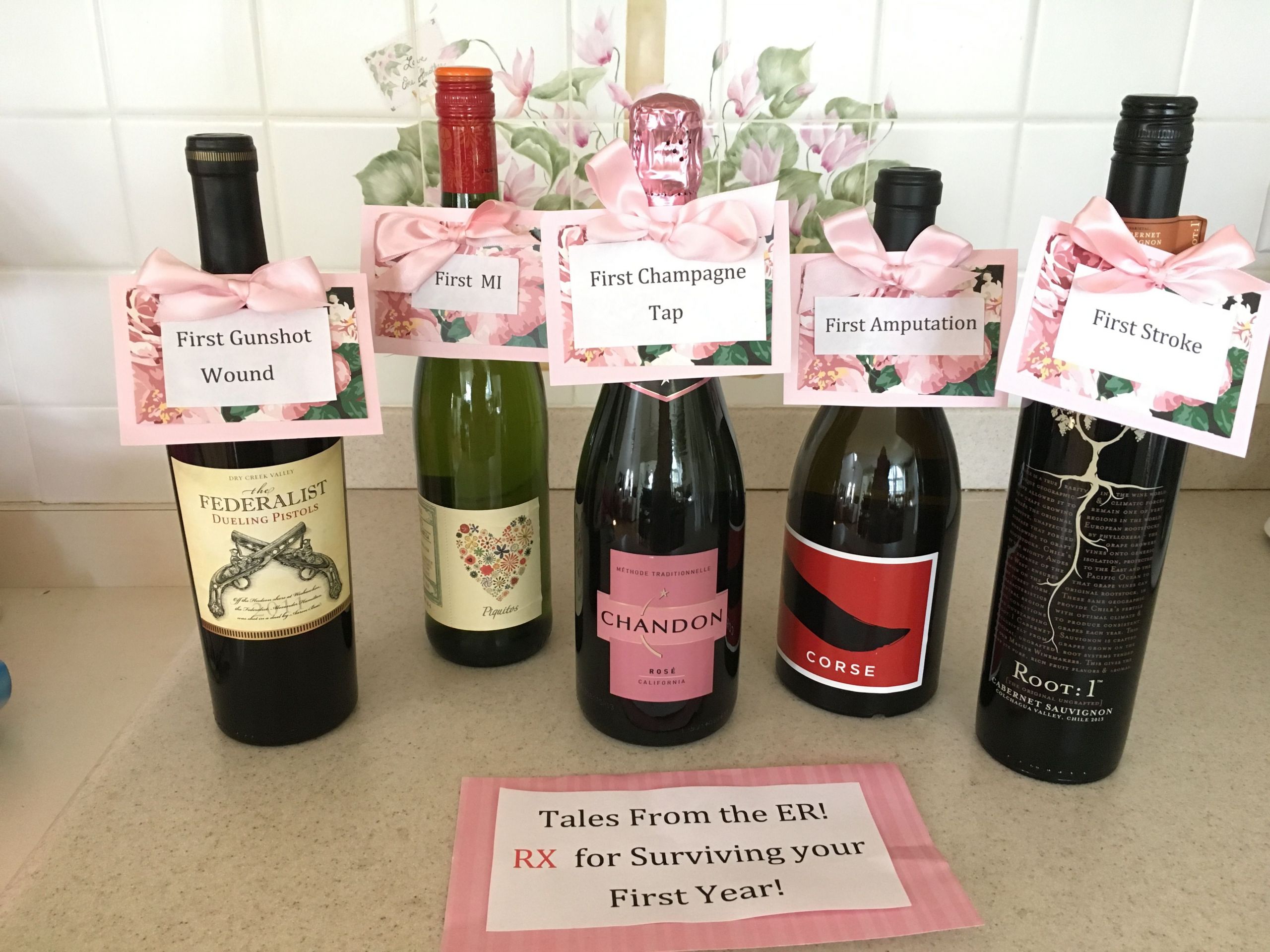 Med School Graduation Gift Ideas
 Cute Medical School graduation party wine basket idea