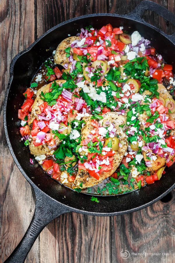 Mediterranean Dinner Recipes
 e Skillet Mediterranean Chicken Recipe