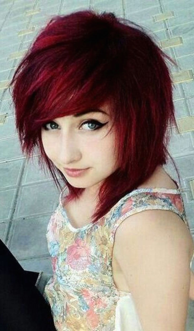 Medium Emo Hair Cut
 20 Emo Hairstyles for Girls Feed Inspiration