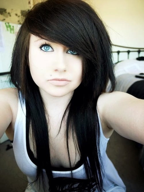 Medium Emo Hair Cut
 69 Emo Hairstyles for Girls I bet you haven t seen before