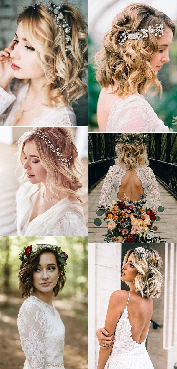 Medium Hairstyles Wedding
 20 Medium Length Wedding Hairstyles for 2021 Brides