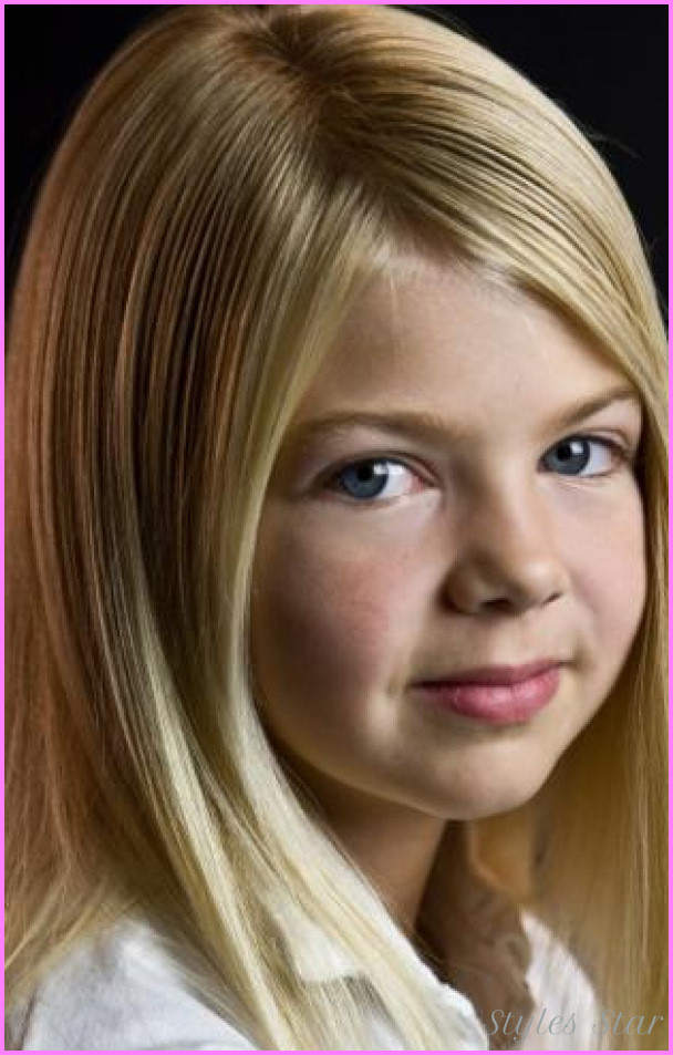 Medium Length Hairstyles For Little Girls
 Medium haircuts for little girls with bangs Star Styles
