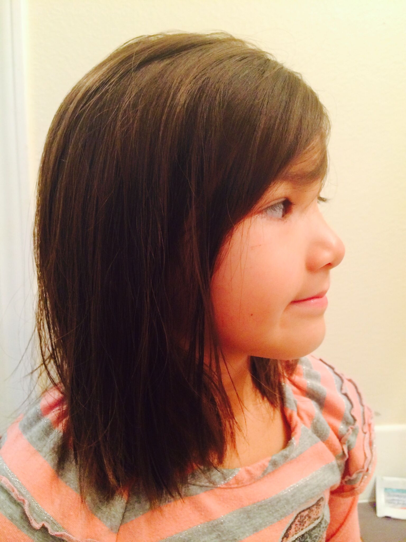 Medium Length Hairstyles For Little Girls
 Medium length little girl hair cut