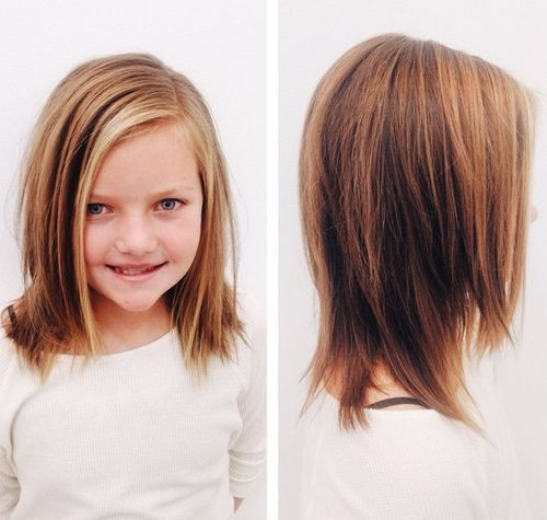 Medium Length Hairstyles For Little Girls
 Medium Length Little Girl Haircut