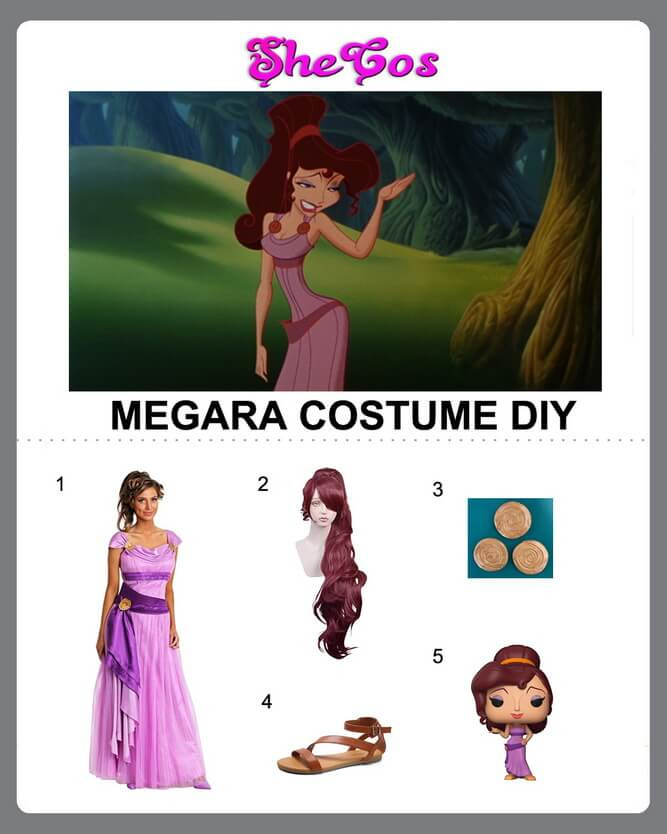 Megara Costume DIY
 The Perfect Costume Guide of Megara Costume
