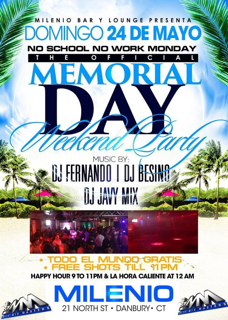 Memorial Day Weekend Party
 Memorial Day Weekend Party Flyer by memo on DeviantArt