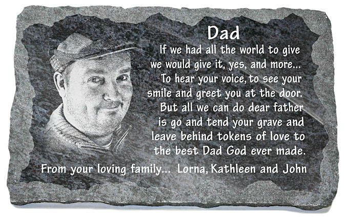 Memorial Gift Ideas For Loss Of Father
 Unique memorial ts loss father personalized Dad grave