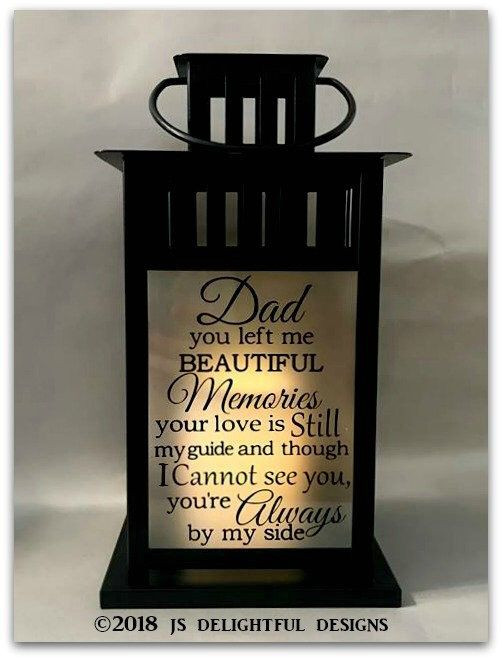 Memorial Gift Ideas For Loss Of Father
 Loss of Dad Loss of Father Loss of Dad PHOTO Lantern