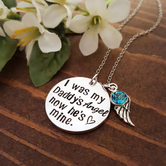 Memorial Gift Ideas For Loss Of Father
 Memorial Necklace For Loss A Father