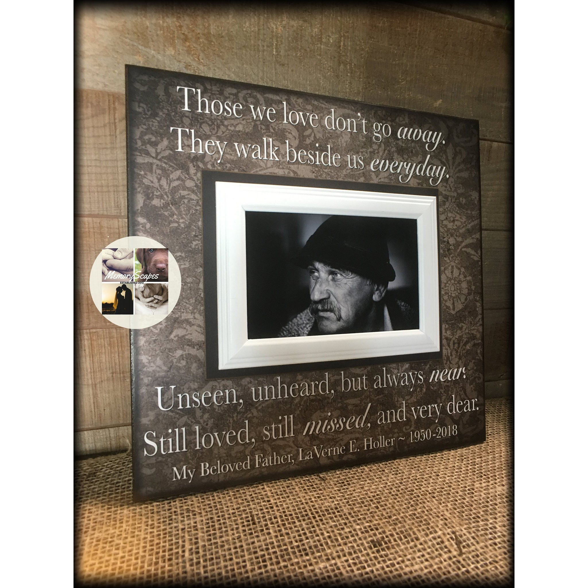 Memorial Gift Ideas For Loss Of Father
 Sympathy Gift Ideas for Loss of Father Picture Frame